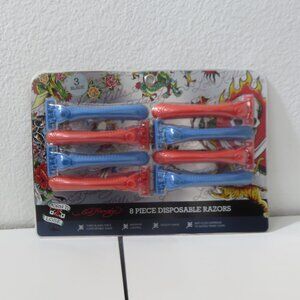 ED Hardy set Ed Hardy 8 pc disposable razors